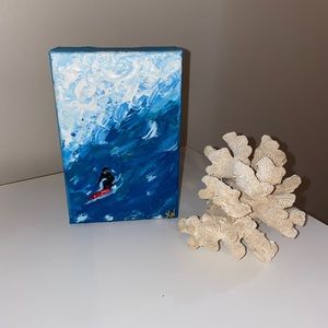 HAND PAINTED BIG OCEAN WAVE.